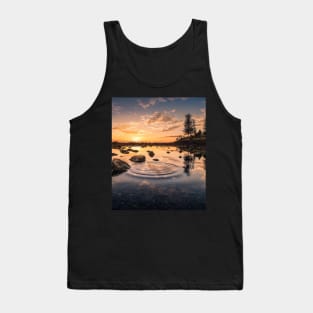 Calm lake landscape Tank Top